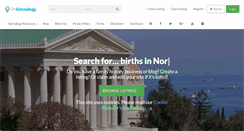 Desktop Screenshot of ongenealogy.com